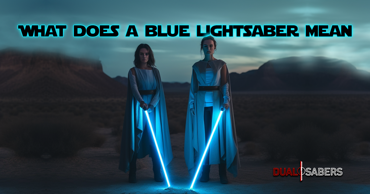 Dark sales blue lightsaber